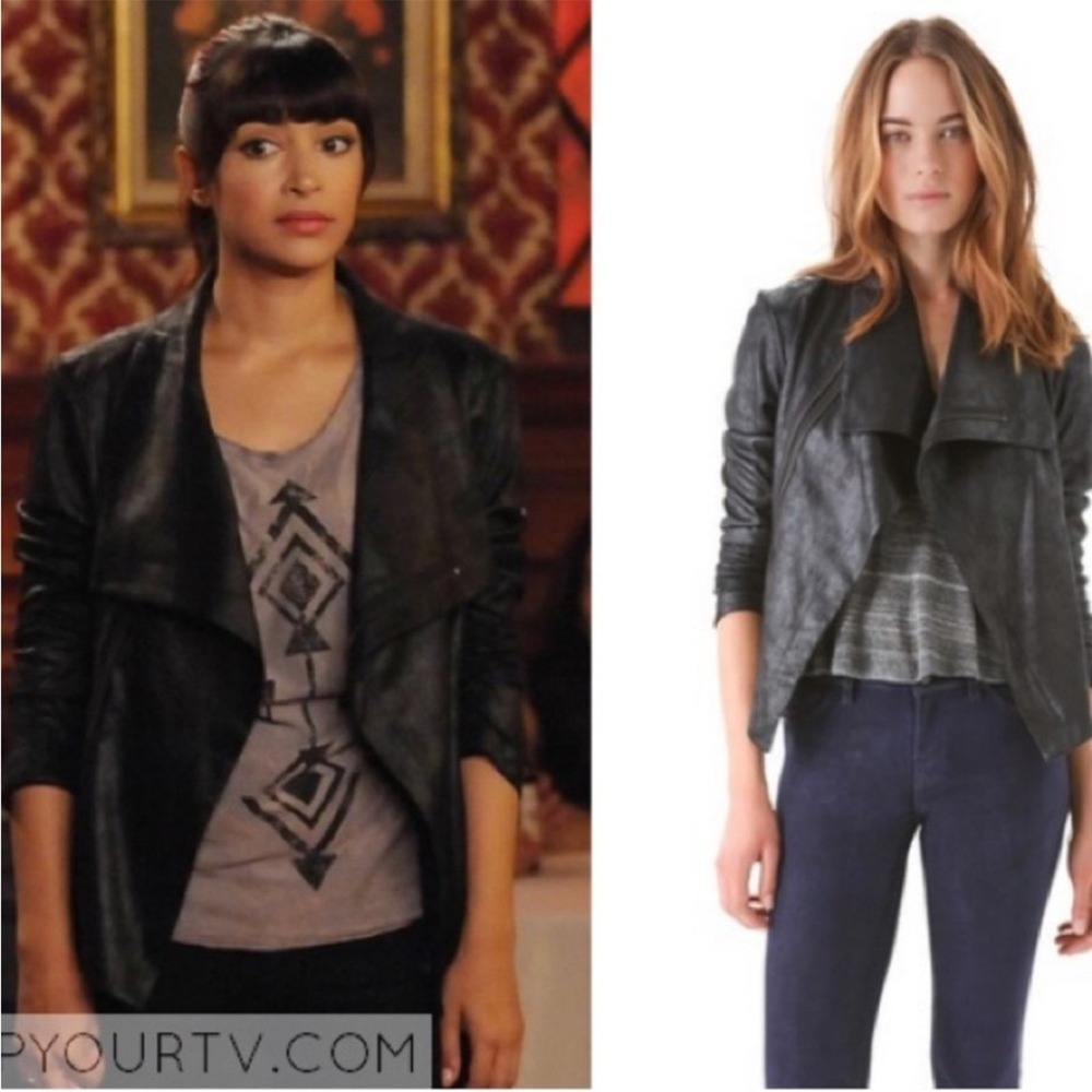 SW3 Bespoke Queensway Jacket Black Faux Leather XS Urban Chic Sleek Streetwear
